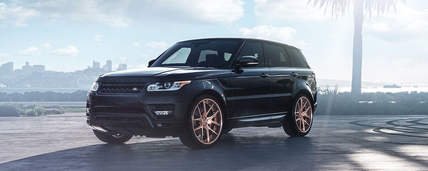 Range Rover undergoing routine service in a workshop