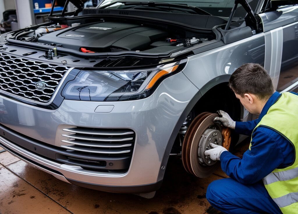 Range Rover brake pads replacement
