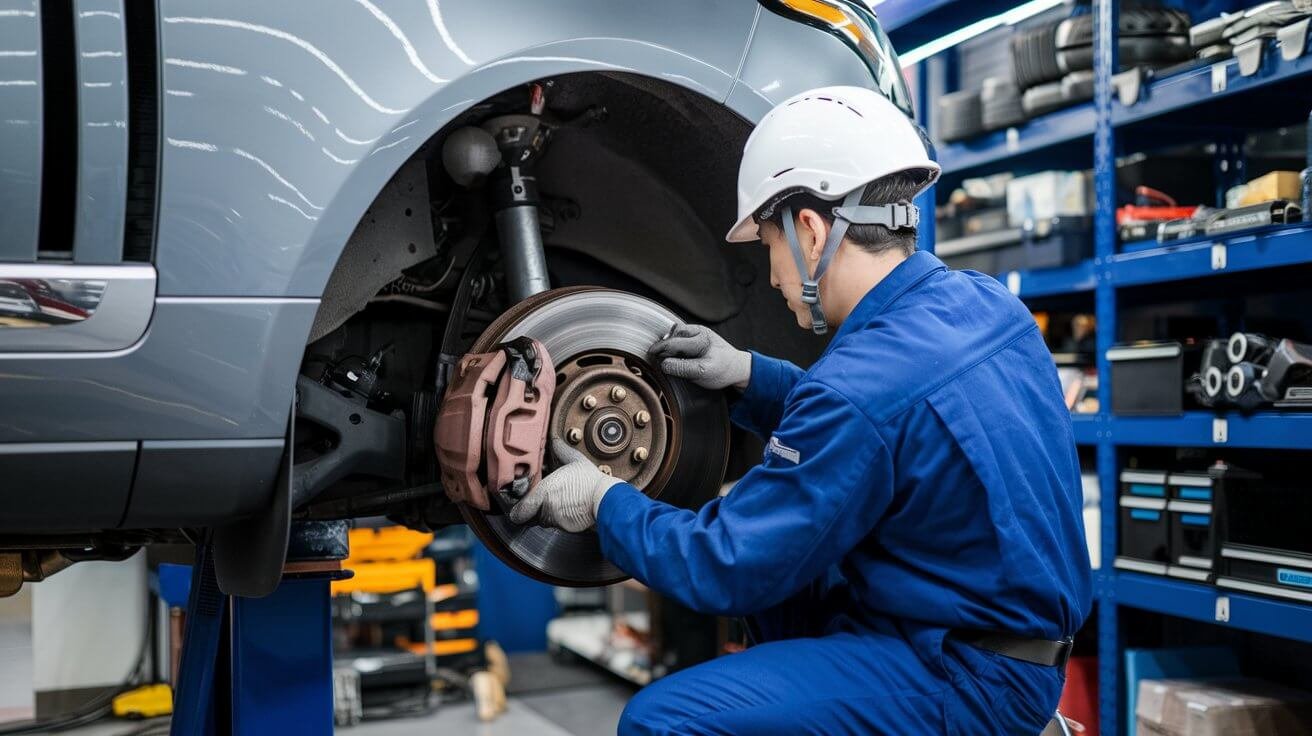Range Rover rear brake and EPB recovery inspection