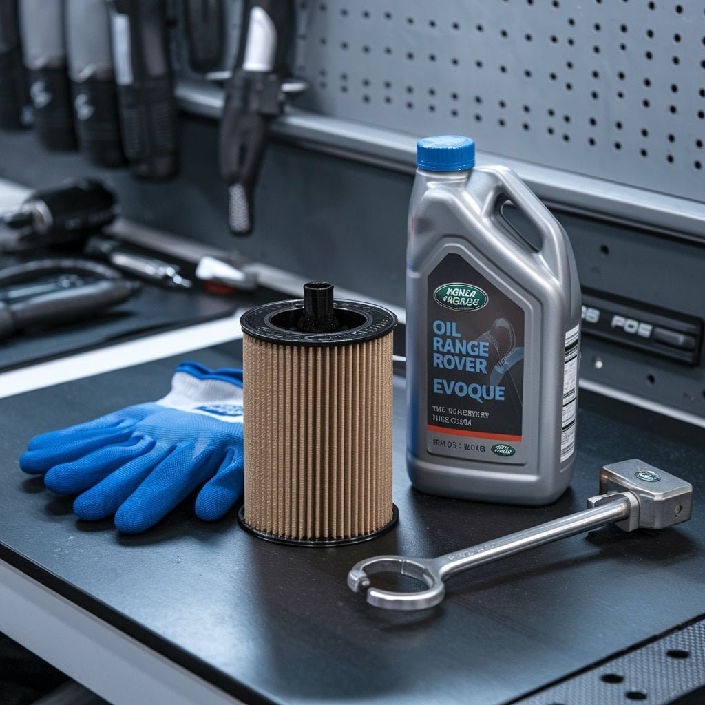 Range Rover Evoque Oil Filter Replacement Service in Dubai