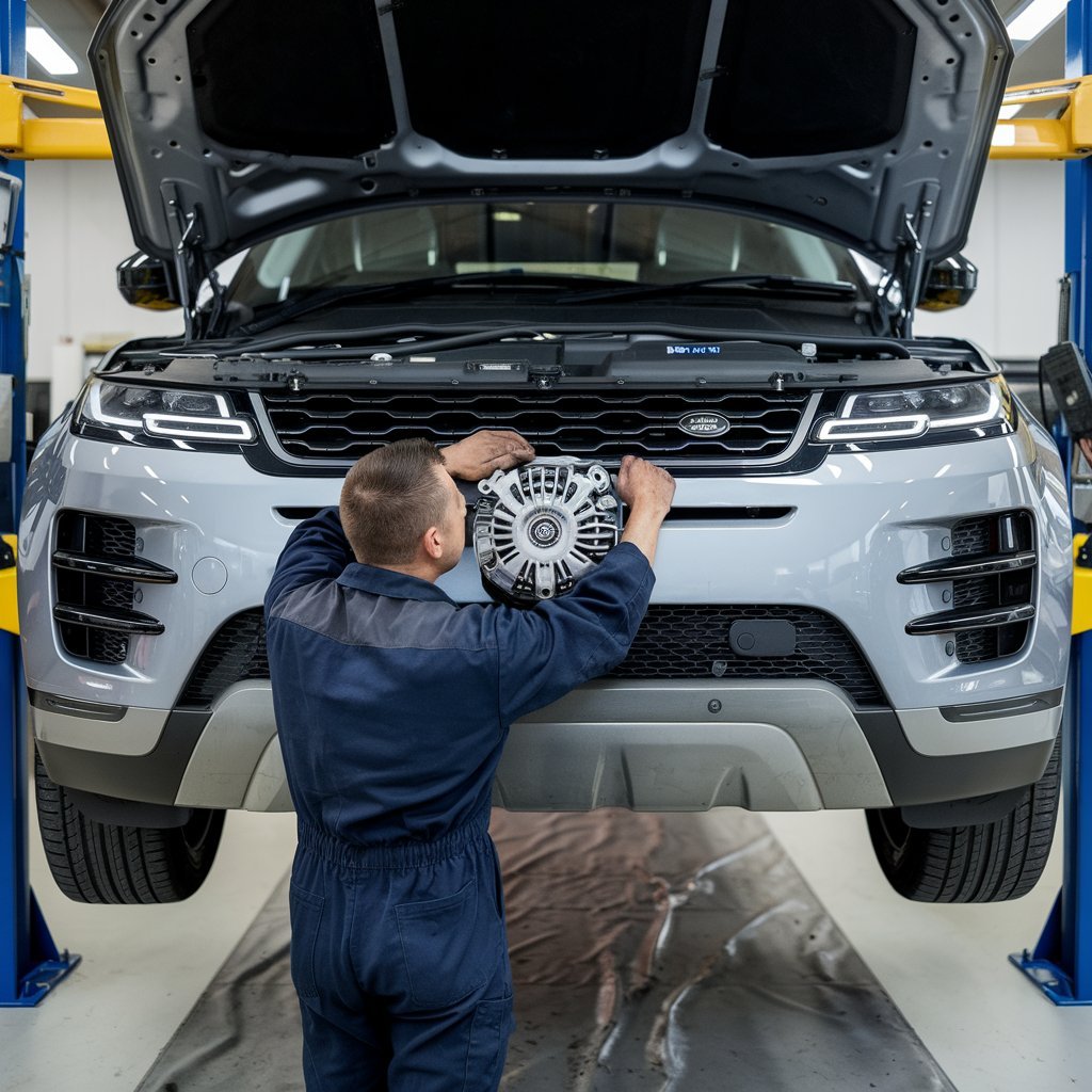 Range Rover Evoque Alternator Replacement in Dubai
