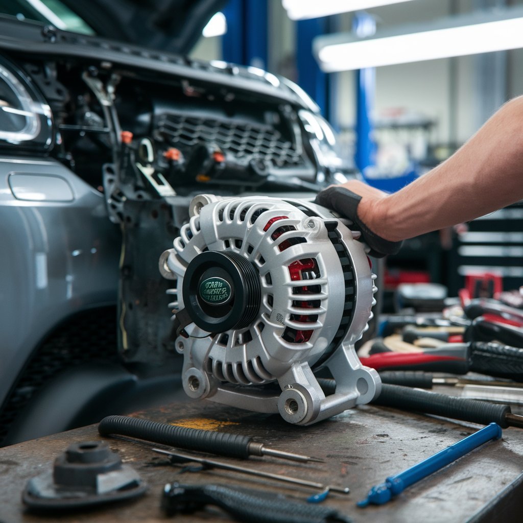 Range Rover Alternator Replacement in Dubai