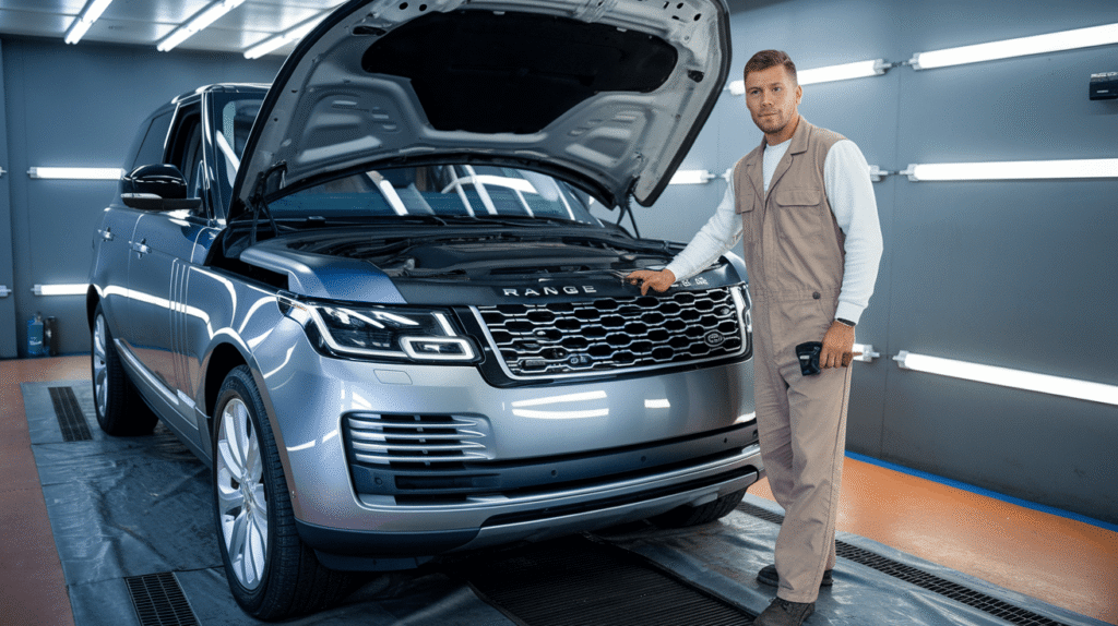 Range Rover oil change