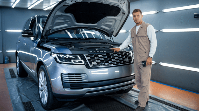 Range Rover oil change